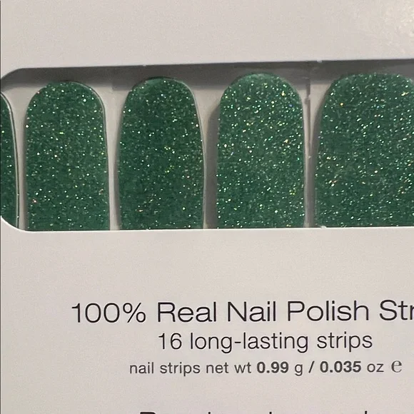 Queen of Green Glitter Nail Polish Strips- Color Street - Picture 1 of 4